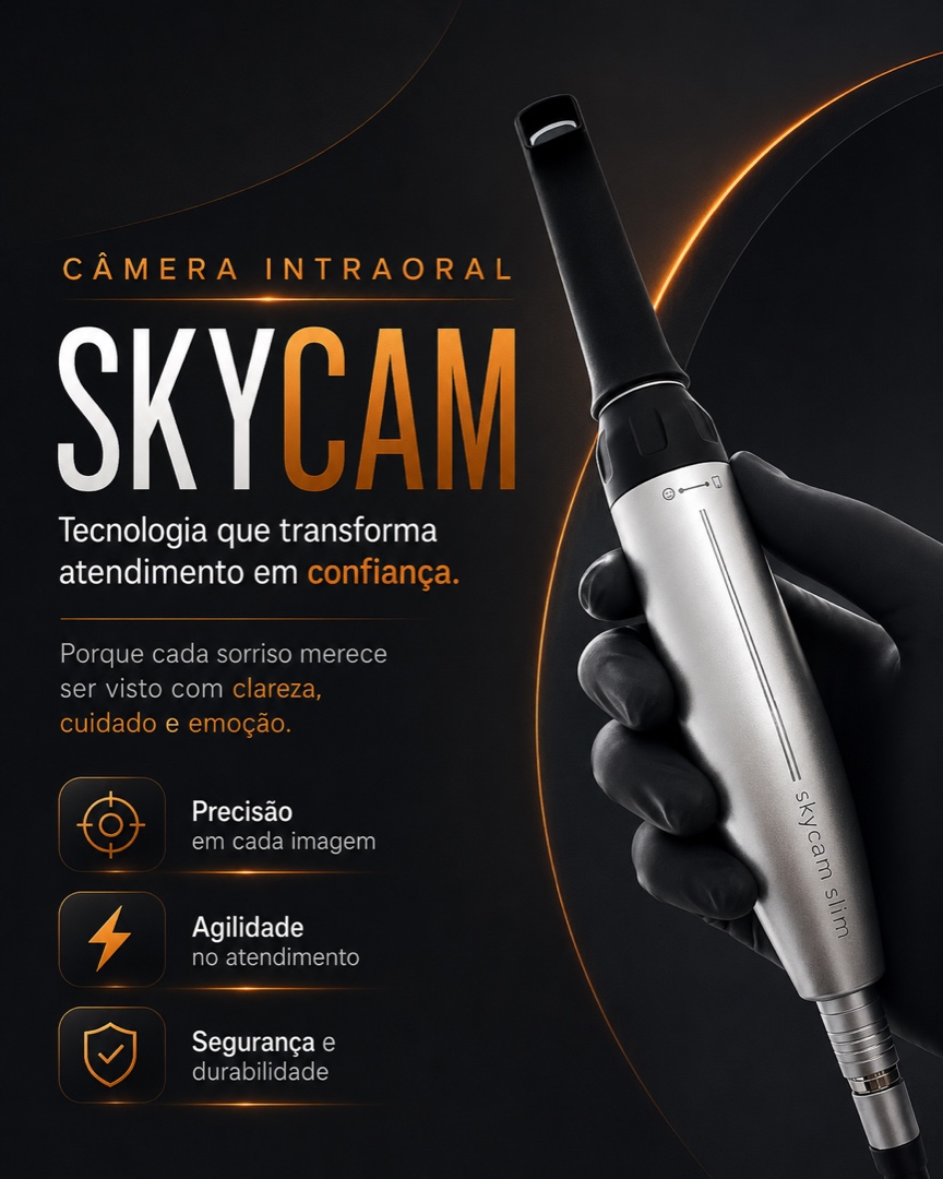 SkyCam — câmera intraoral: tecnologia que transforma atendimento em confiança